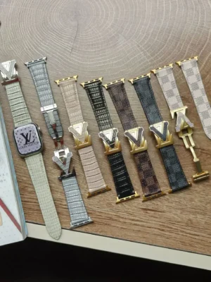 V-Clasp Leather Band-001