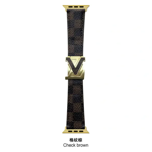 V-Clasp Leather Band-001