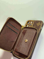 Brown iPhone case 2004 | Accordion card holder (subject to the video)