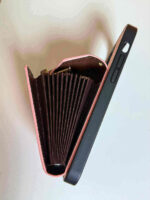 Pink iPhone case 2006 | Accordion card holder (subject to the video)