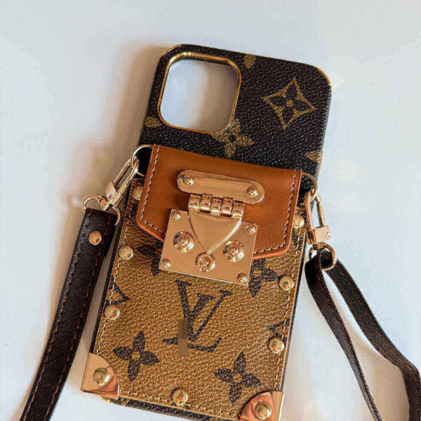 Brown iPhone case 2003| Accordion card holder (subject to the video)