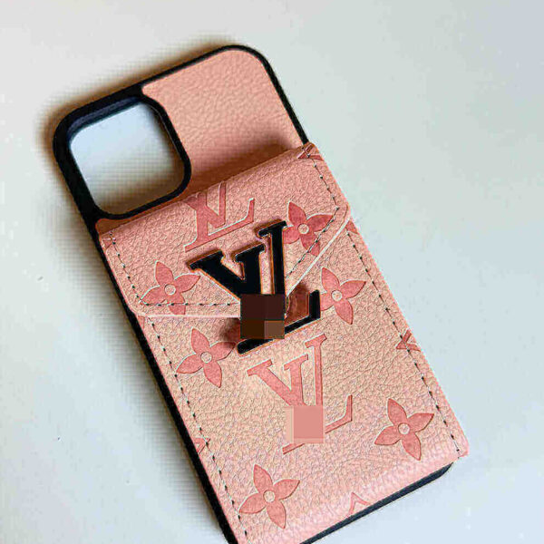 Pink iPhone case 2006 | Accordion card holder (subject to the video)